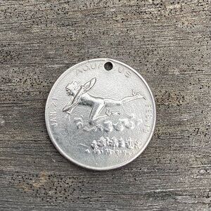 AQUARIUS ♒️ coin pendant
